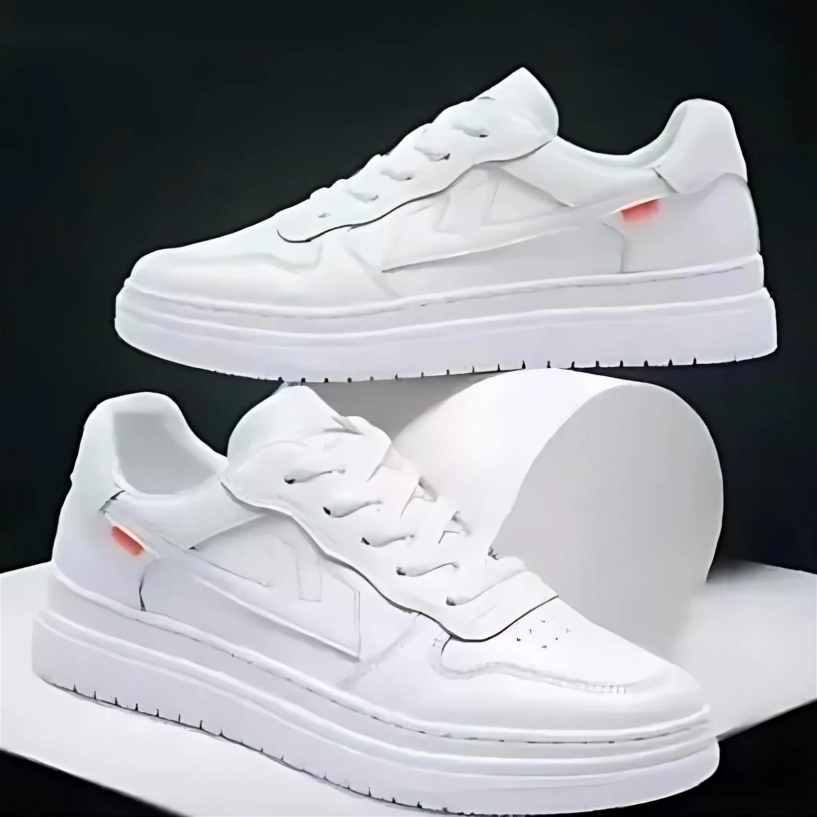 White Stylish Casual Sports Walking Sneakers Shoes for Men