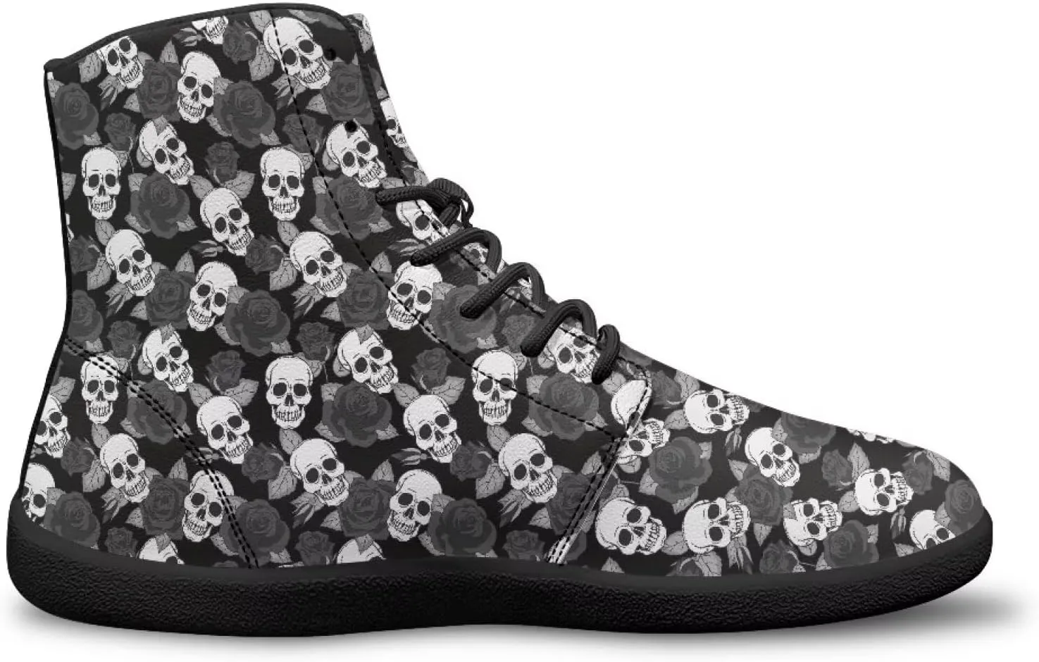 Women's Barefoot Cozy High Top Zero Drop Wide Toe Box Tennis Athletic Shoes Non-Slip Sport Workout Walking Barefoot Shoes for Ladies US 6-13.5