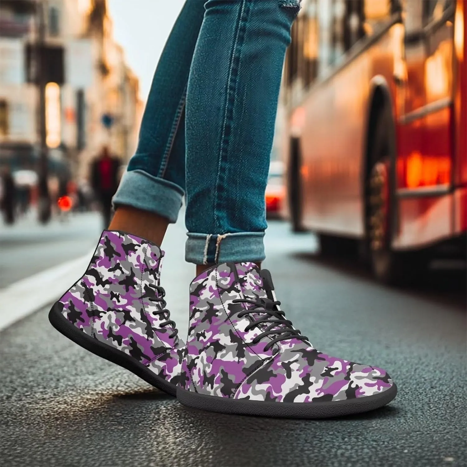 Women's Barefoot Cozy High Top Zero Drop Wide Toe Box Tennis Athletic Shoes Non-Slip Sport Workout Walking Barefoot Shoes for Ladies US 6-13.5