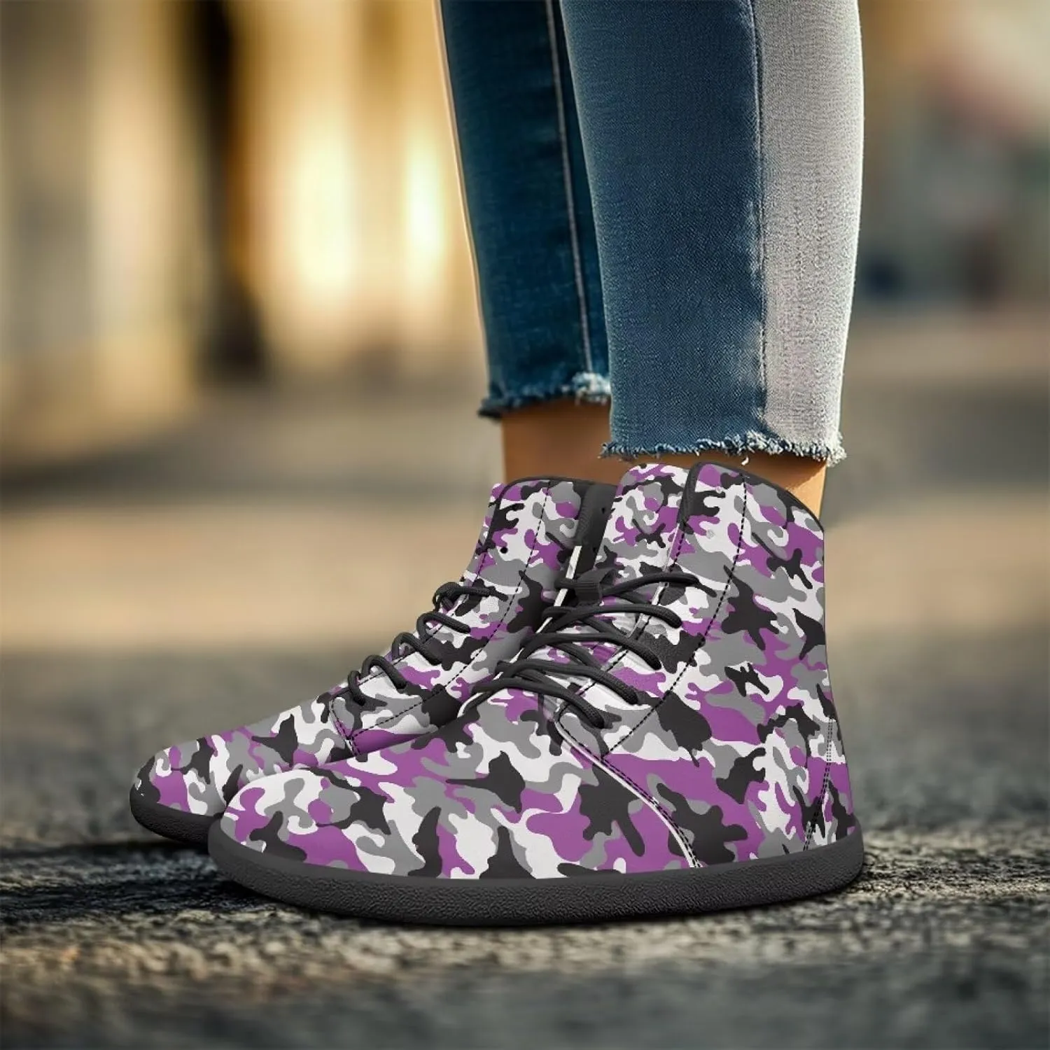 Women's Barefoot Cozy High Top Zero Drop Wide Toe Box Tennis Athletic Shoes Non-Slip Sport Workout Walking Barefoot Shoes for Ladies US 6-13.5