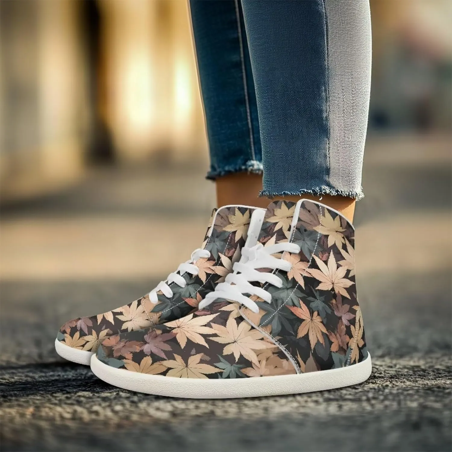 Women's Barefoot Cozy Wide Toe Box High Top Athletic Workout Tennis Shoes Non-Slip Sport Zero Drop Beginners Walking Barefoot Shoes for Ladies US 6-13.5