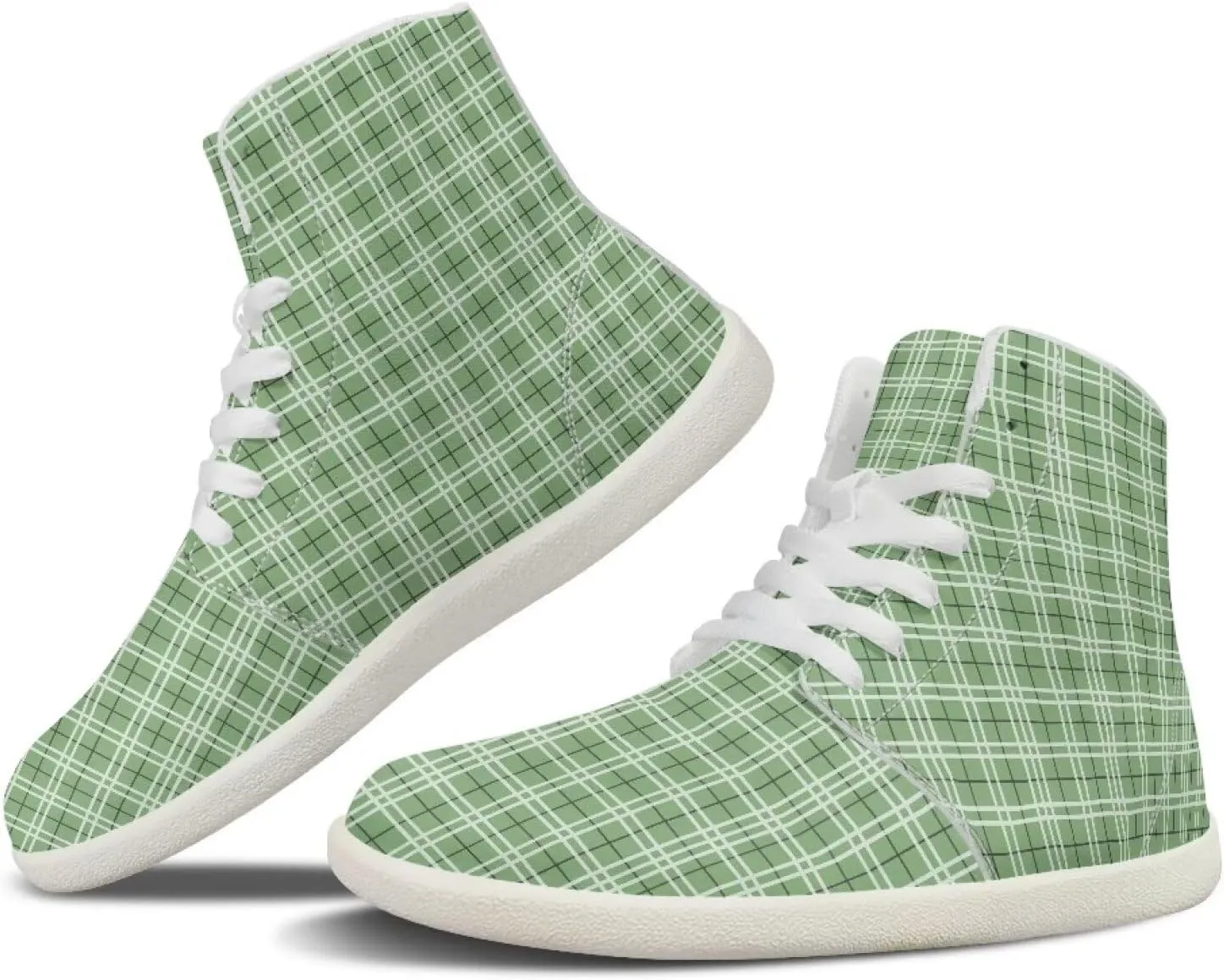 Women's Barefoot Cozy Wide Toe Box High Top Athletic Workout Tennis Shoes Non-Slip Sport Zero Drop Beginners Walking Barefoot Shoes for Ladies US 6-13.5