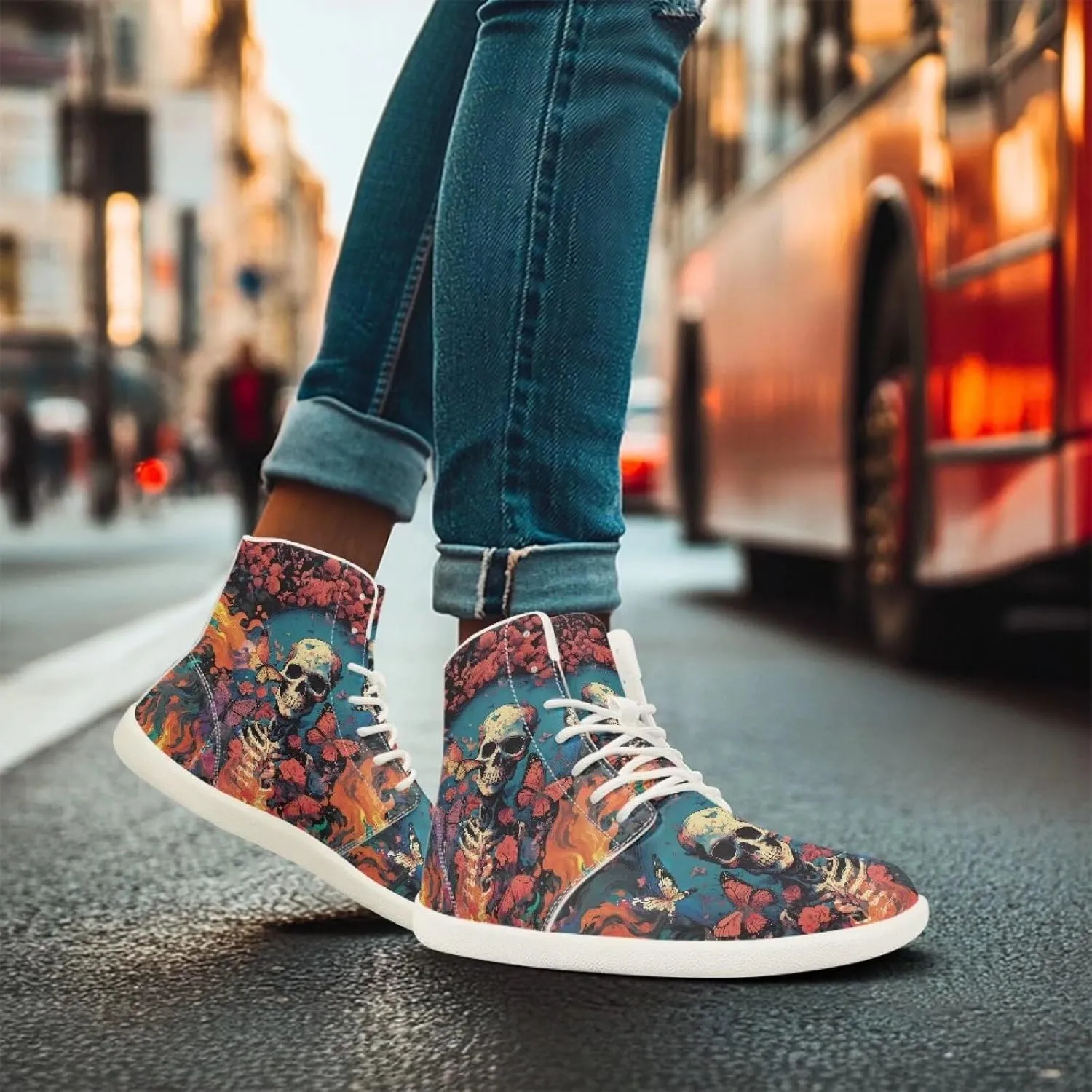 Women's Non-Slip Zero Drop Sole | Wide Width Fashion Sneaker Workout Running Waterproof Barefoot Shoes US 6-13.5
