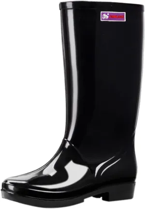 Women's Rain Boots Waterproof Mid Calf Garden Boots for Women Outdoor Work Boot for Hunting Gardening Farming Shoes