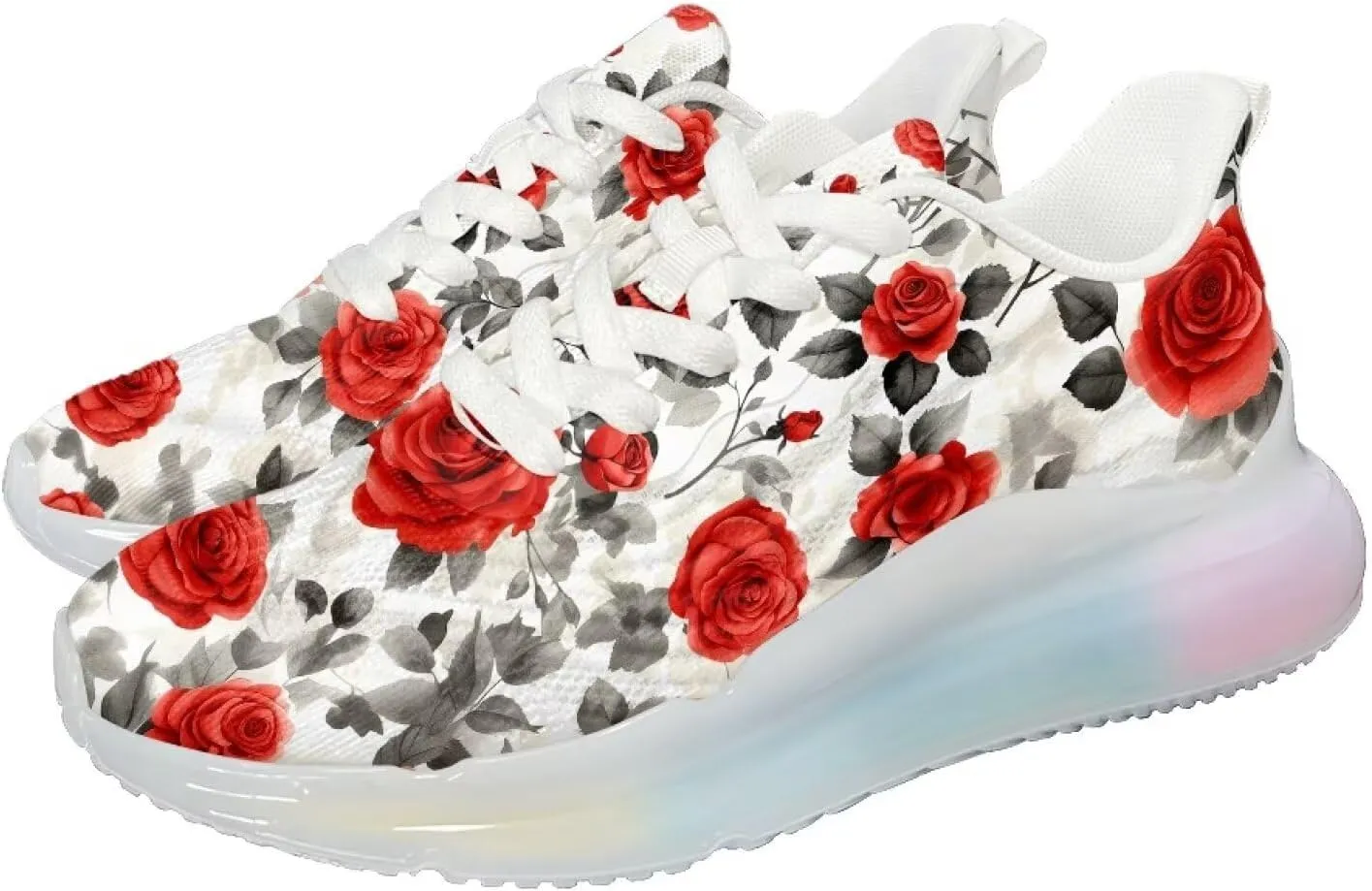 Women's Shoes Casual Comfortable Low Top Air Cushion Workout Sneaker Lightweight Non-Slip Footwear Running Shoes Women US 6-11