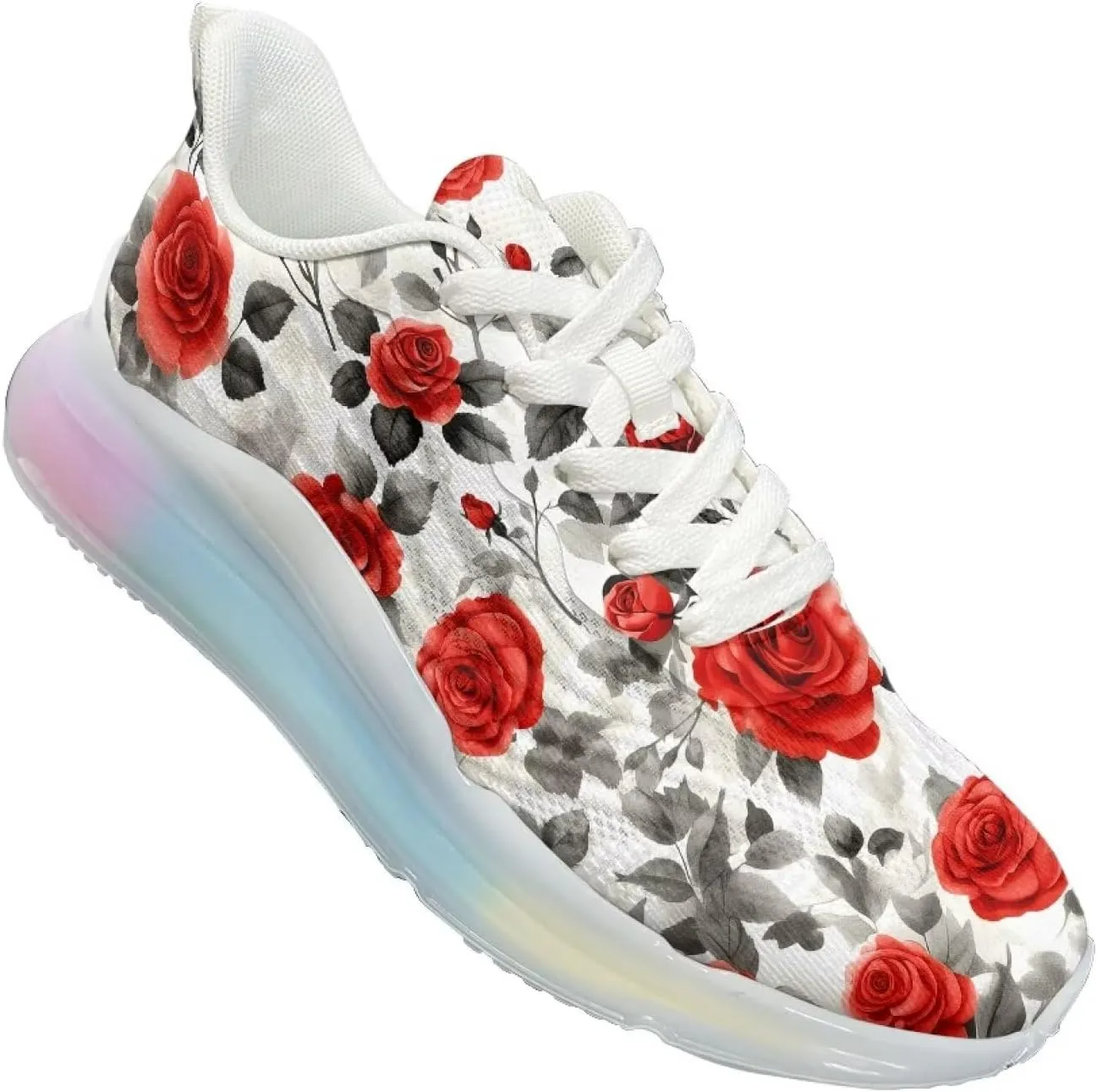 Women's Shoes Casual Comfortable Low Top Air Cushion Workout Sneaker Lightweight Non-Slip Footwear Running Shoes Women US 6-11
