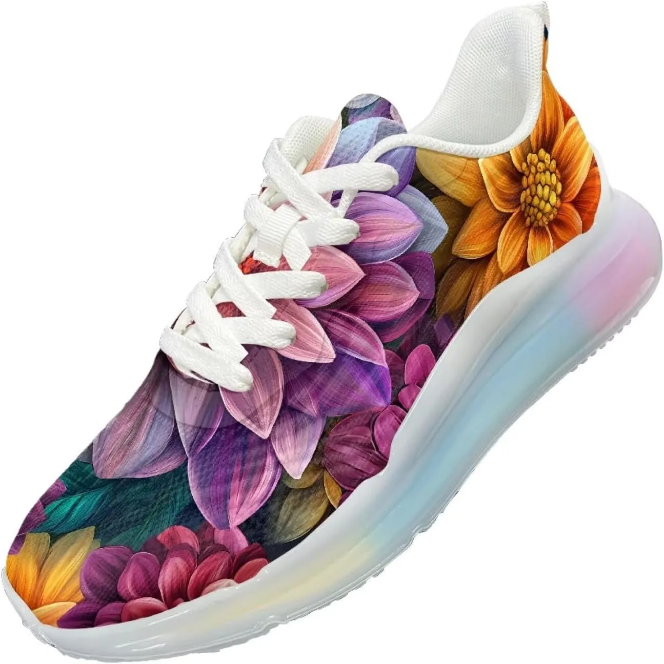 Women's Shoes Comfortable Low Top Air Cushion Workout Walking Sneaker Lightweight Non-Slip Footwear Running Shoes Women US 6-11
