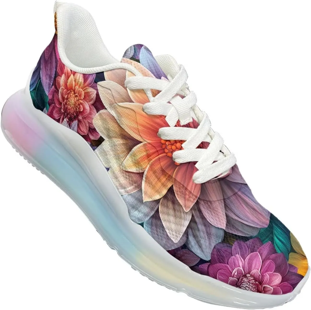 Women's Shoes Comfortable Low Top Air Cushion Workout Walking Sneaker Lightweight Non-Slip Footwear Running Shoes Women US 6-11