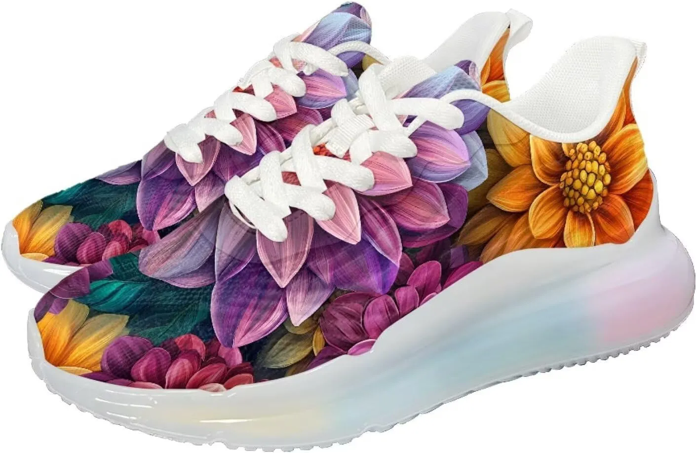 Women's Shoes Comfortable Low Top Air Cushion Workout Walking Sneaker Lightweight Non-Slip Footwear Running Shoes Women US 6-11