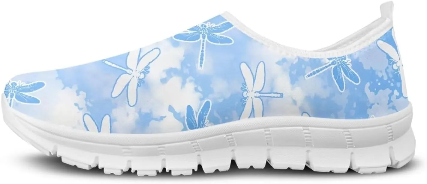 Women's Sneakers Casual Low-Top Slip-On Sport Sneakers Breathable Outdoor Comfortable Lightweight Walking Shoes for Teen Girls US 5.5-11.5