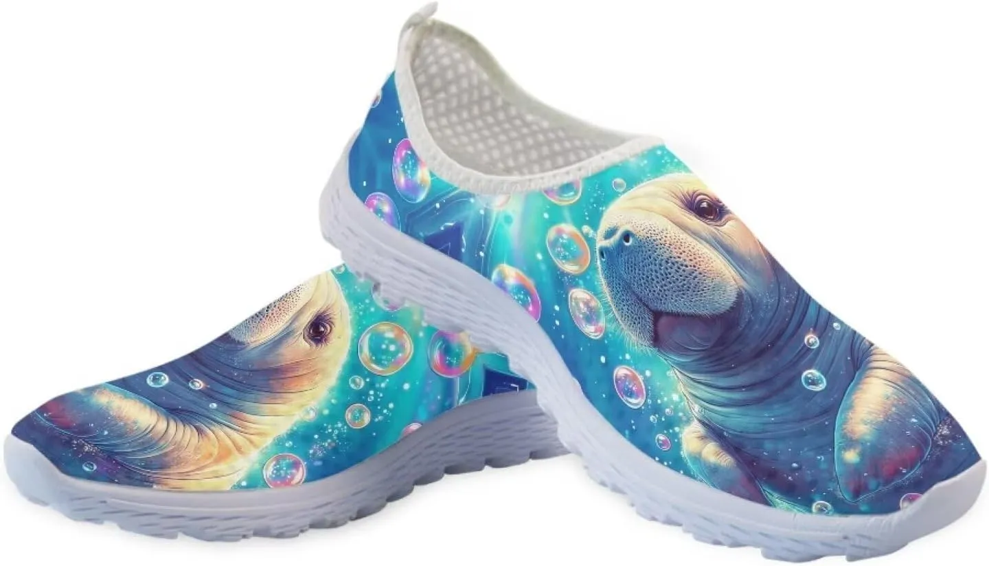 Xpyiqun Women Slip On Sneaker Mesh Running Shoes Casual Sport Tennis Sneakers Trainers