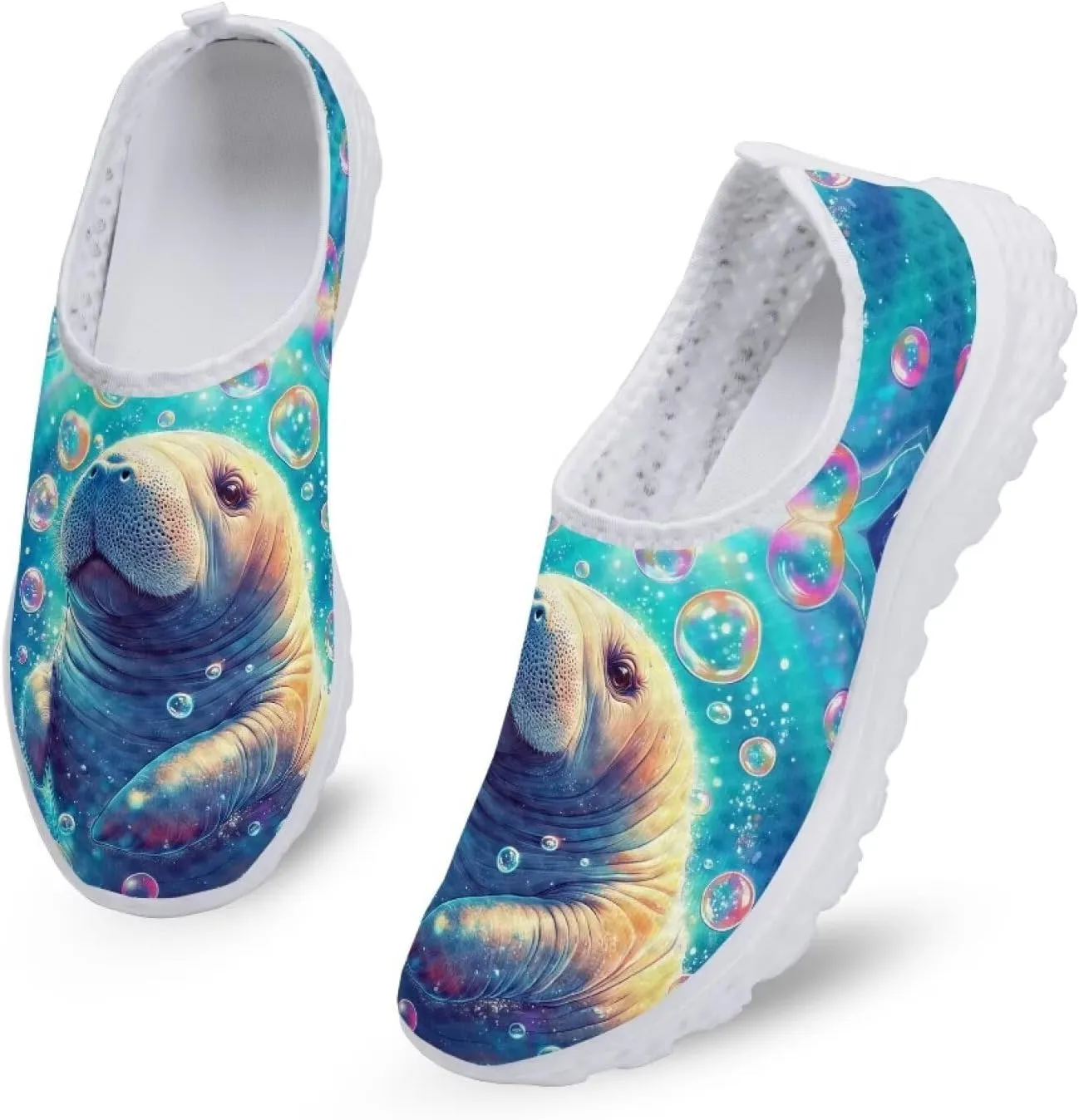 Xpyiqun Women Slip On Sneaker Mesh Running Shoes Casual Sport Tennis Sneakers Trainers